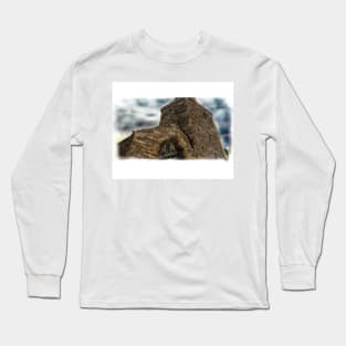 St Serf's Tower in Dysart, Scotland [Digital Architecture Illustration] Long Sleeve T-Shirt